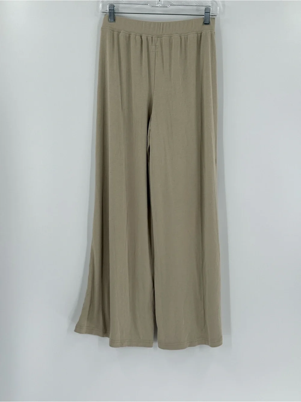 Free People Free-est Cotton Jersey Wide Leg Elastic Waist S